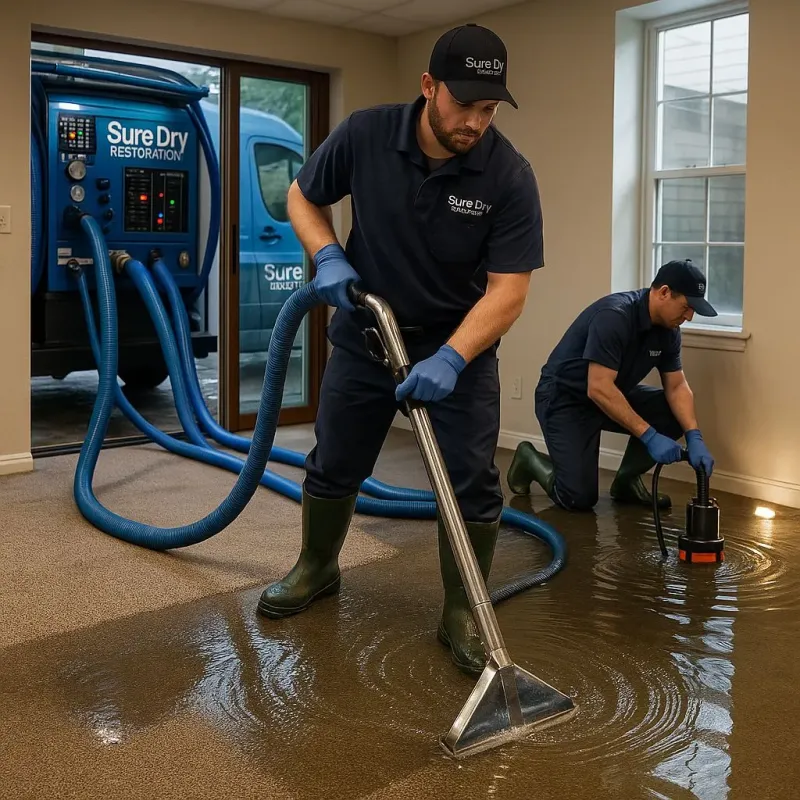 Water Extraction and Removal process in East Lexington, VA